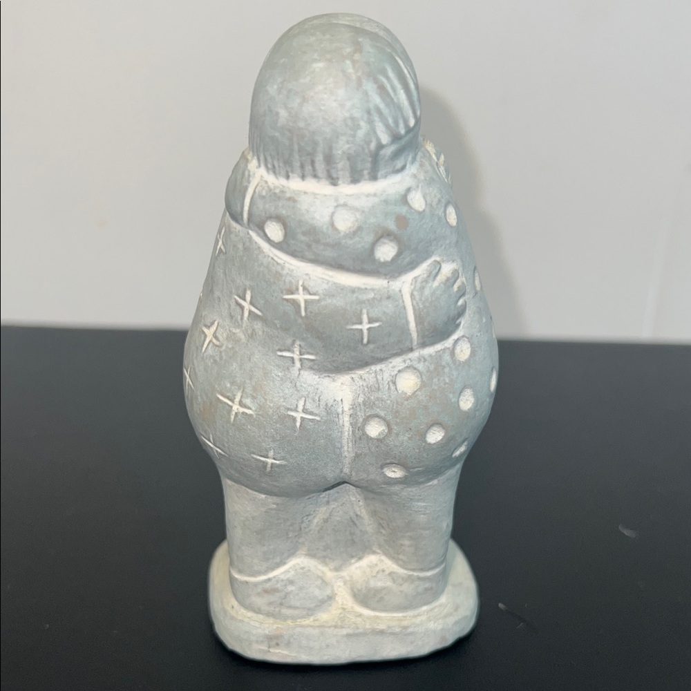 Vintage 1999 Isabel Bloom Children Hugging Elegant Gray Art Sculpture